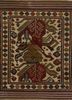 SVTD-69 Light Camel/Red beige and brown wool hand knotted Rug
