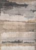 taq-4312 gray/ashwood beige and brown wool and viscose hand tufted Rug