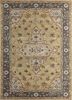 tla-4051 bright gold/liquorice beige and brown wool hand tufted Rug