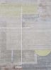 tnq-3231 antique white/glacier gray ivory wool and viscose hand tufted Rug