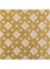 castle window gold wool and viscose hand tufted Rug