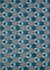 top-121 silver lake blue/silver lake blue blue wool and viscose hand tufted Rug