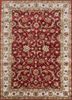 top-1502 red/antique white red and orange wool and viscose hand tufted Rug