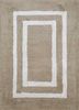 tra-11080 beige/antique white beige and brown wool and viscose hand tufted Rug