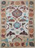 tra-11082 sky/lilac rose blue wool hand tufted Rug