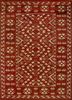 tra-13078 red oxide/apple green red and orange wool hand tufted Rug