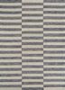 tra-13166 ebony slate/natural white grey and black wool hand tufted Rug