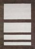 TRA-13300 Antique White/Cocoa Brown ivory wool hand tufted Rug