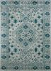 tra-13331 nickel/amber green blue wool and viscose hand tufted Rug