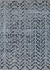 tra-13348 deep blue/nickel blue wool and viscose hand tufted Rug