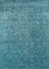tra-13369 capri/light turquoise blue wool and viscose hand tufted Rug