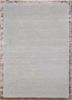 TRA-13442 Antique White/Beige ivory wool and viscose hand tufted Rug