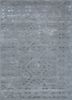 tra-13463 dark gray/nickel grey and black wool and viscose hand tufted Rug
