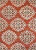 tra-13469 orange rust/soft gold red and orange wool and viscose hand tufted Rug