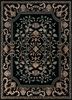 tra-13480 ebony/cocoa brown grey and black wool and viscose hand tufted Rug
