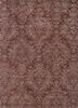 tra-13497 deep ruby/gray brown red and orange wool and viscose hand tufted Rug