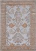 tra-13503 blue/ashwood beige and brown wool and viscose hand tufted Rug
