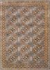 tra-13509 classic gray/dark amber gold beige and brown wool and viscose hand tufted Rug