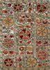 tra-13510 soft gold/black coffee red and orange wool and viscose hand tufted Rug