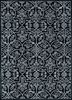 tra-13518 ebony/antique white grey and black wool and viscose hand tufted Rug
