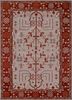 tra-13534 pink tint/red oxide red and orange wool hand tufted Rug