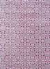 tra-13539 antique white/dark magenta pink and purple wool and viscose hand tufted Rug