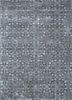 tra-13539 charcoal slate/classic gray grey and black wool and viscose hand tufted Rug