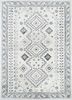 tra-13540 undyed white/charcoal slate ivory wool and viscose hand tufted Rug