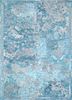 tra-13543 ink blue/crystal gray blue wool and viscose hand tufted Rug