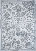 tra-13543 antique white/dark gray grey and black wool and viscose hand tufted Rug