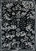 tra-13543 ebony/antique white grey and black wool and viscose hand tufted Rug