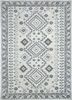 tra-13549 silver ash/natural slate grey and black wool hand tufted Rug