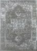 tra-14472 medium gray/antique white grey and black wool and viscose hand tufted Rug