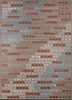 tra-14529 colorado clay/dusky mauve red and orange wool and viscose hand tufted Rug