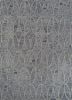 tra-14595 ebony slate/natural white grey and black wool hand tufted Rug