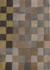 TRA-2004 Beige/Antique White beige and brown wool hand tufted Rug