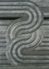 tra-3214 classic gray/natural white grey and black wool and viscose hand tufted Rug