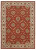 TRC-166 Classic Rust/Light Gold red and orange wool hand tufted Rug
