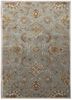 TRC-626 Ice Blue/Antique White blue wool hand tufted Rug
