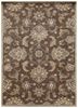 trc-626 gray brown/lead gray beige and brown wool hand tufted Rug