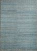 tx-1550 blue mirage/medium taupe blue wool hand knotted Rug