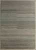 tx-1550 natural gray/natural white beige and brown wool hand knotted Rug