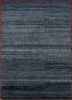 tx-1550 navy/red ochre blue wool hand knotted Rug