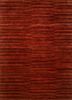 TX-1703 Navajo Red/Golden Apricot red and orange wool and viscose hand tufted Rug