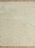 TX-1828 Undyed White/Undyed White ivory wool hand knotted Rug