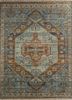 upr-1031(cs-01) stone blue/thyme blue wool hand knotted Rug