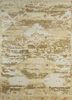 UPR-1073 Bright Gold/Spice Brown gold wool hand knotted Rug