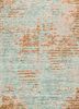 USL-155 Rose Smoke/Light Peach pink and purple wool and bamboo silk hand knotted Rug