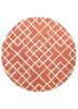 tra-13362 lotus/antique white red and orange wool hand tufted Rug