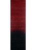ela-311 red/ebony red and orange wool and silk hand knotted Rug